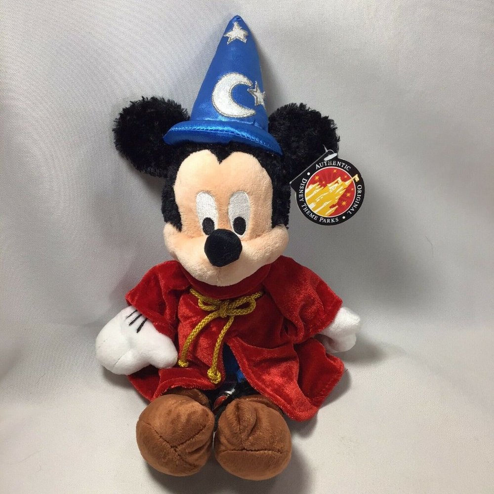 Fantasia Mickey Mouse Disney World  Sorcerer Plush